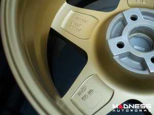 MAZDA Miata/ MX-5 Custom Wheels - KUHLFX - Pista - Gloss Gold - Single Wheel - 17" MAZDA Miata/ MX-5 Custom Wheels - KUHLFX - Pista - Gloss Gold - Single Wheel - 17"